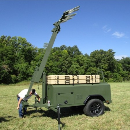 AllTech Communications Cell on Wheels, Telescopic Tower, Trailer ...