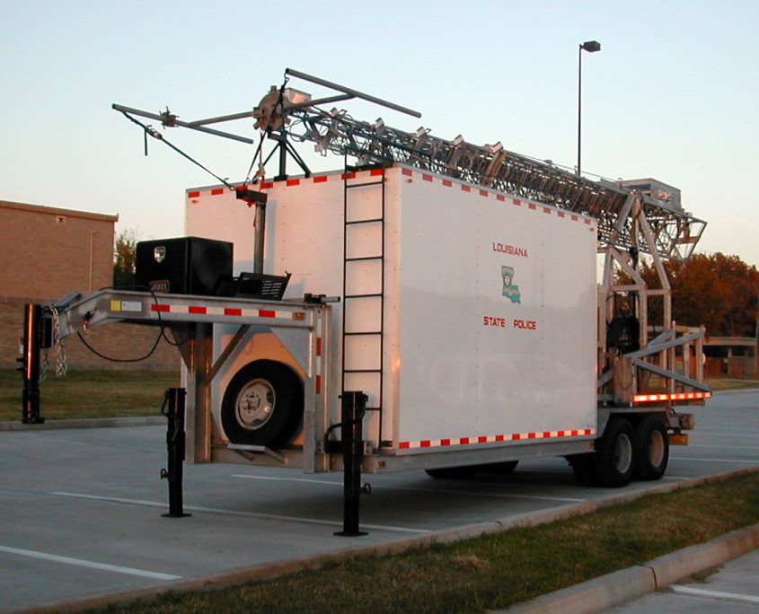 Telescopic Mobile Surveillance Camera Telescoping Mast AllTech